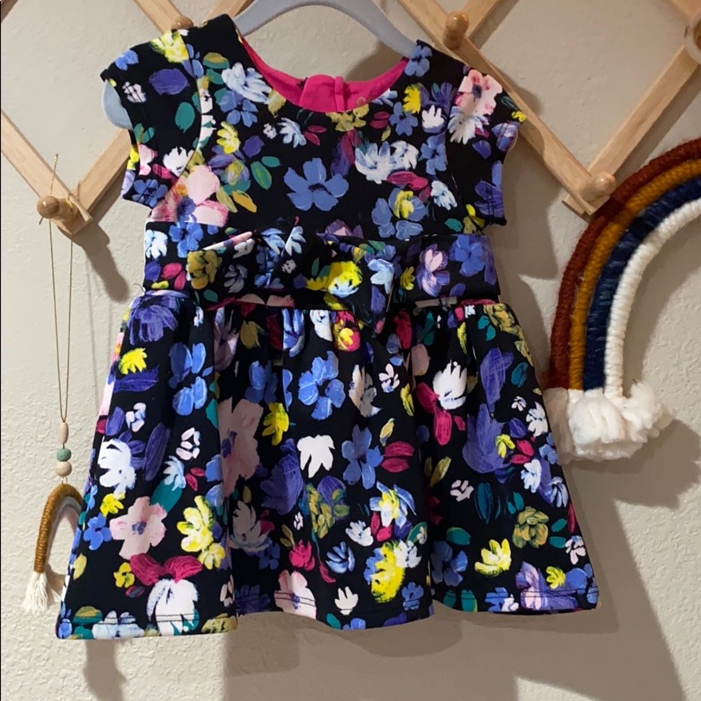 12 month Floral baby girl dress summer style